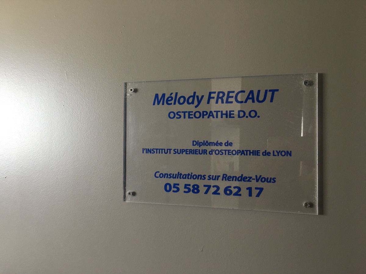 Ostéopathe D.O Mélody Frécaut  France Nouvelle-Aquitaine Landes Seignosse 40510