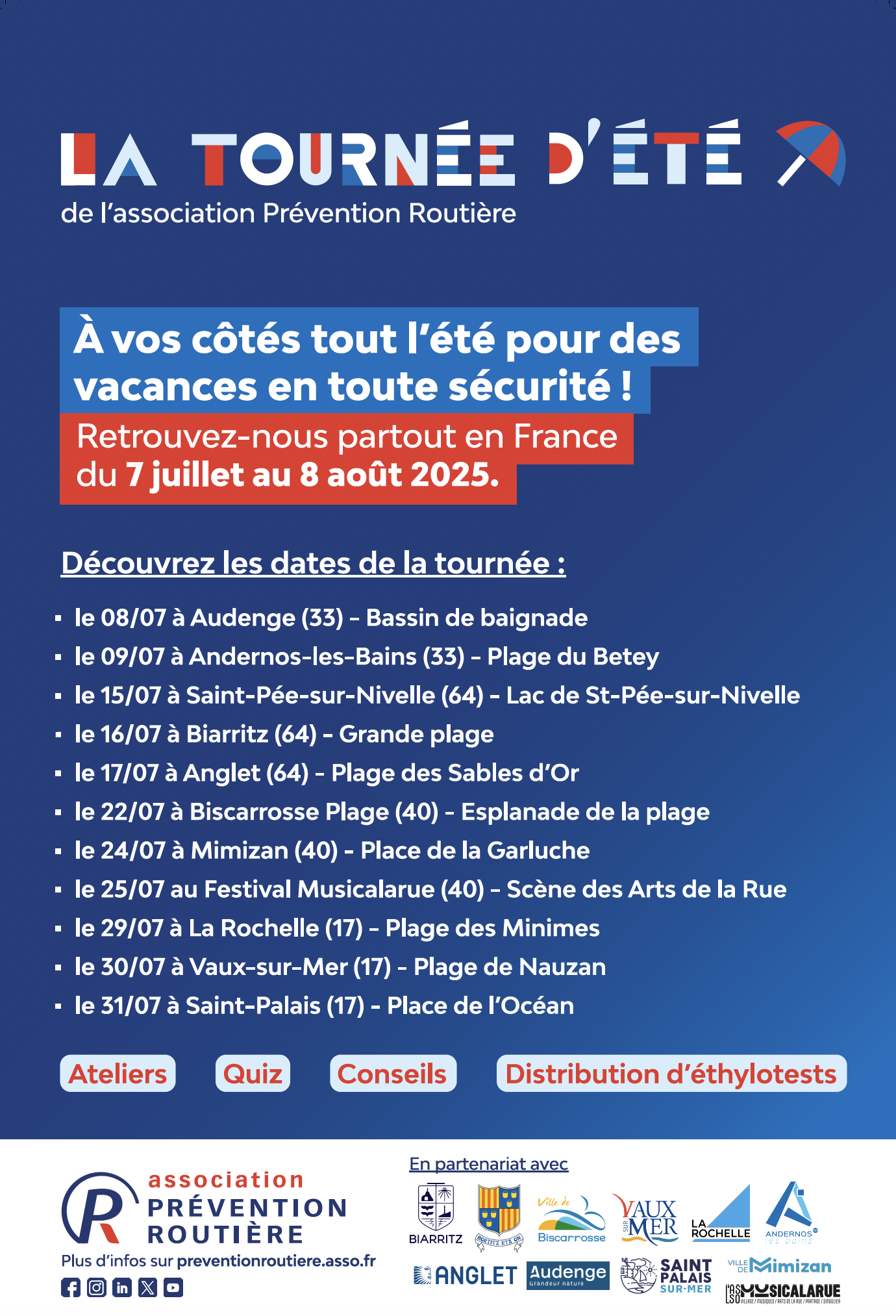 La tounée des plages