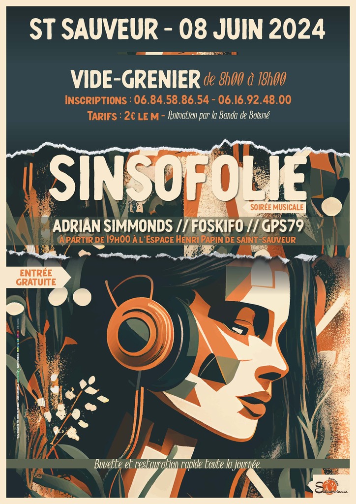 Sinsofolie - Vide-grenier et concerts  France Nouvelle-Aquitaine Deux-Sèvres Bressuire 79300