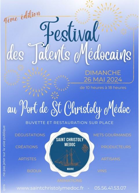 Festival des Talents Médocains  France Nouvelle-Aquitaine Gironde Saint-Christoly-Médoc 33340