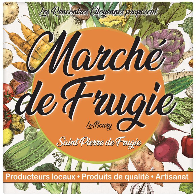 Marché hedomadaire Saint Pierre de Frugie  France Nouvelle-Aquitaine Dordogne Saint-Pierre-de-Frugie 24450