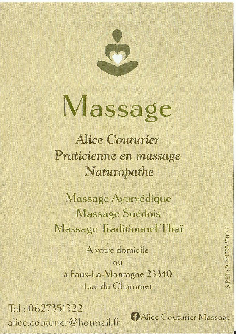 Massage Alice Couturier null France null null null null