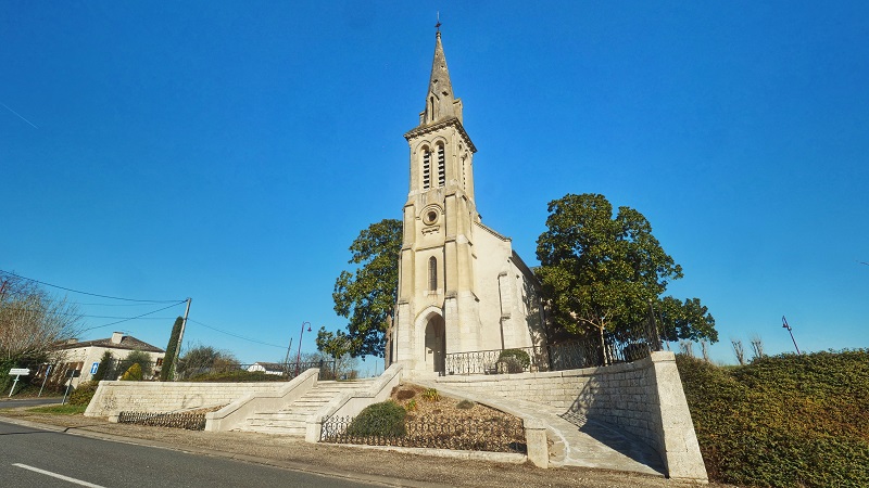 Eglise Saint-Hilaire  France Nouvelle-Aquitaine Lot-et-Garonne Moustier 47800