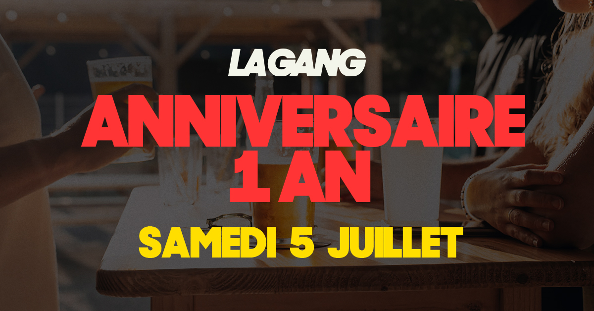 Anniversaire La Gang avec Philippe Maurice