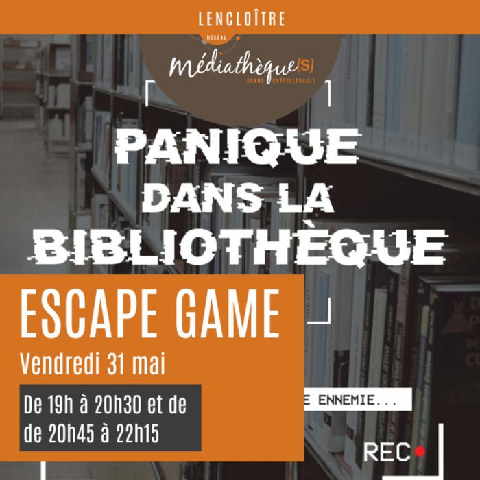 Jeux, joue ! Panique à la bibliothèque (escape game) null France null null null null