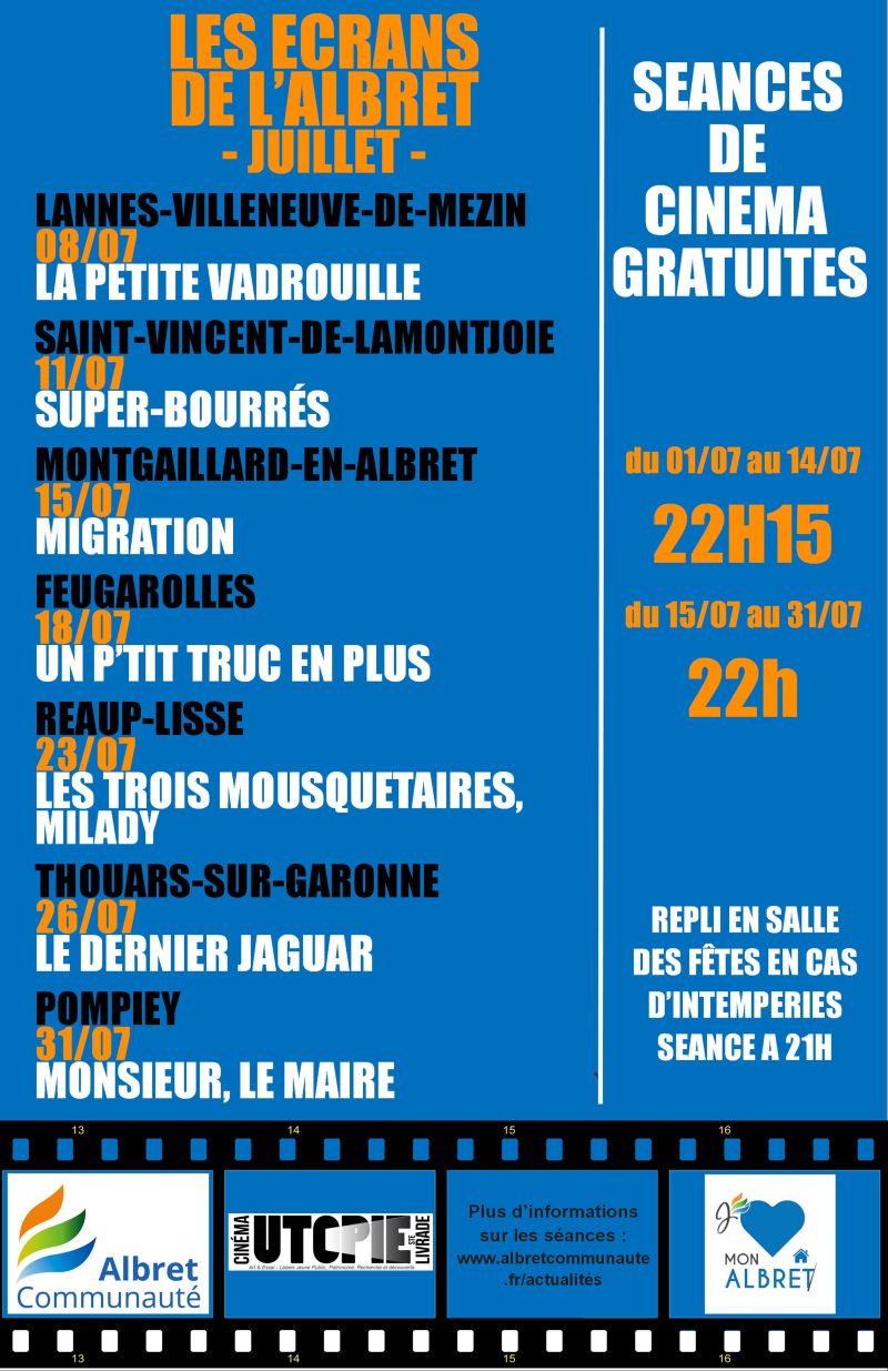 Les écrans de l'Albret