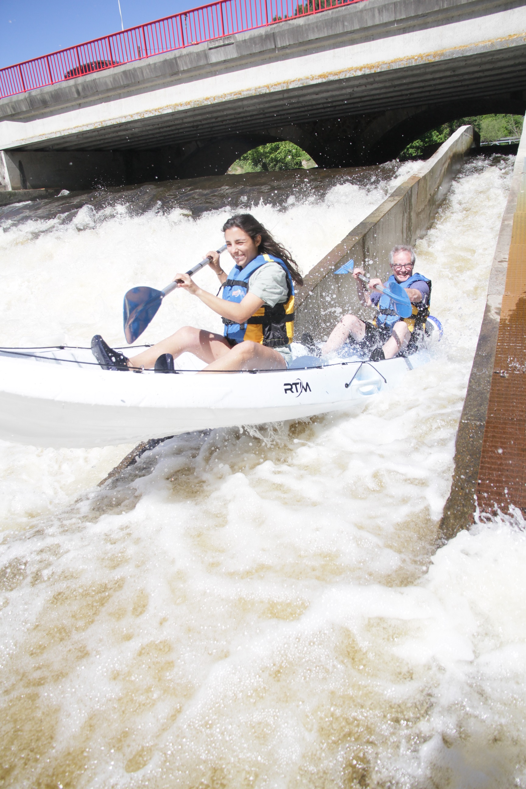 Descente du courant en kayak