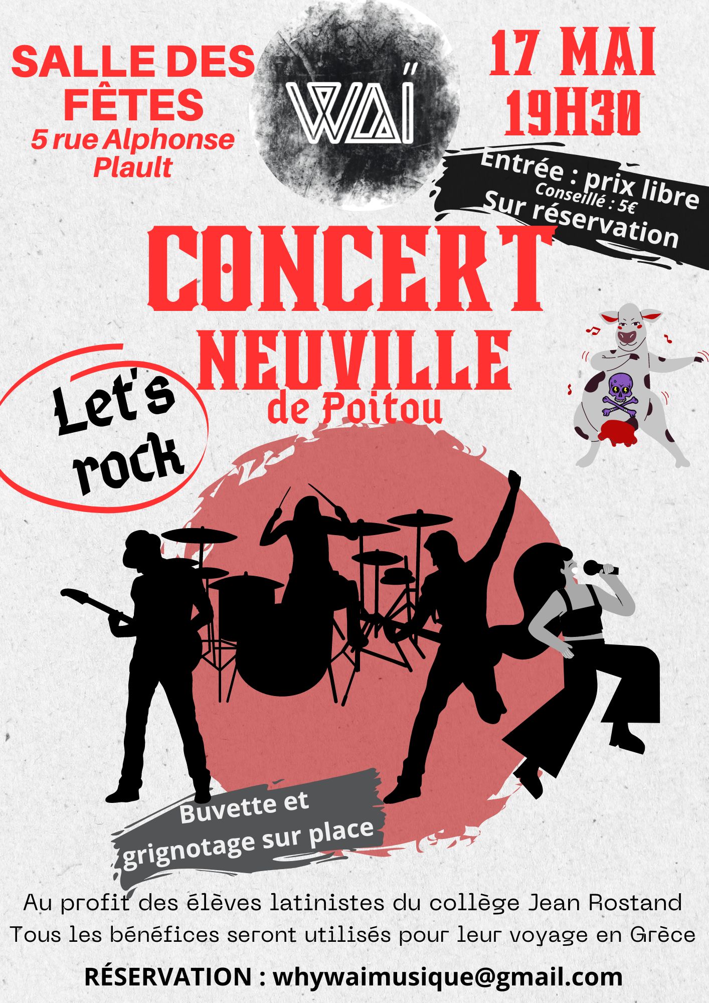 Concert Let's Rock - Neuville de Poitou null France null null null null