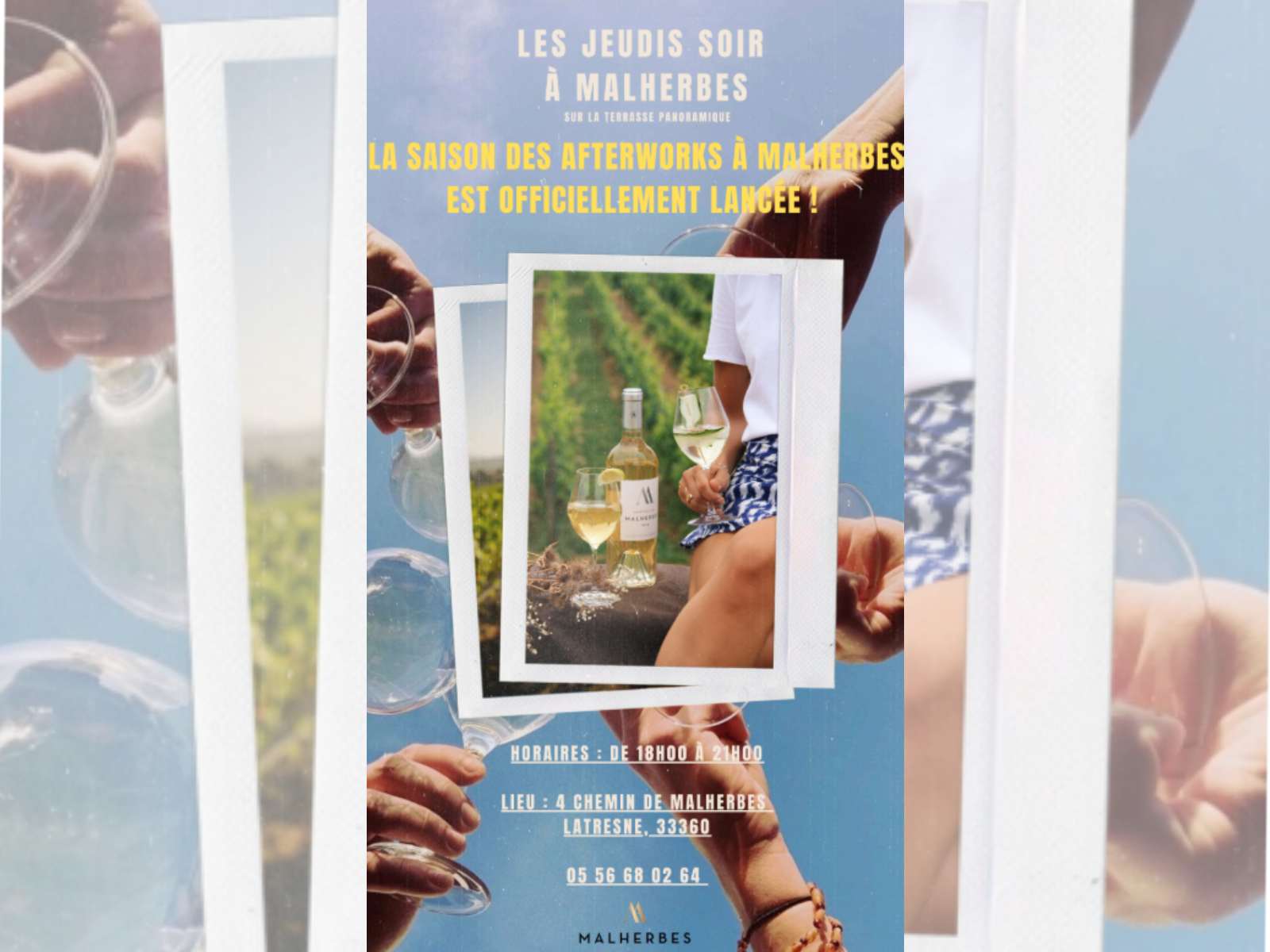 Les afterworks de Malherbes