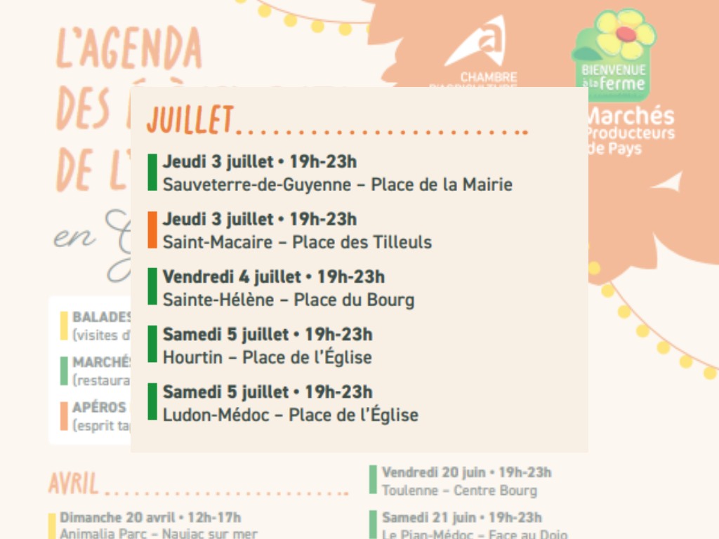 Marchés des Producteurs de Pays - Sauveterre-de-Guyenne