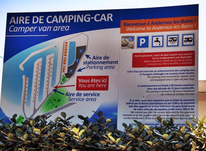 Aire de camping-cars d'Andernos  France Nouvelle-Aquitaine Gironde Andernos-les-Bains 33510