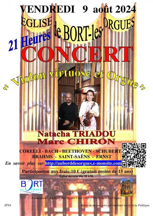 Concert  "violon virtuose et orgue" null France null null null null