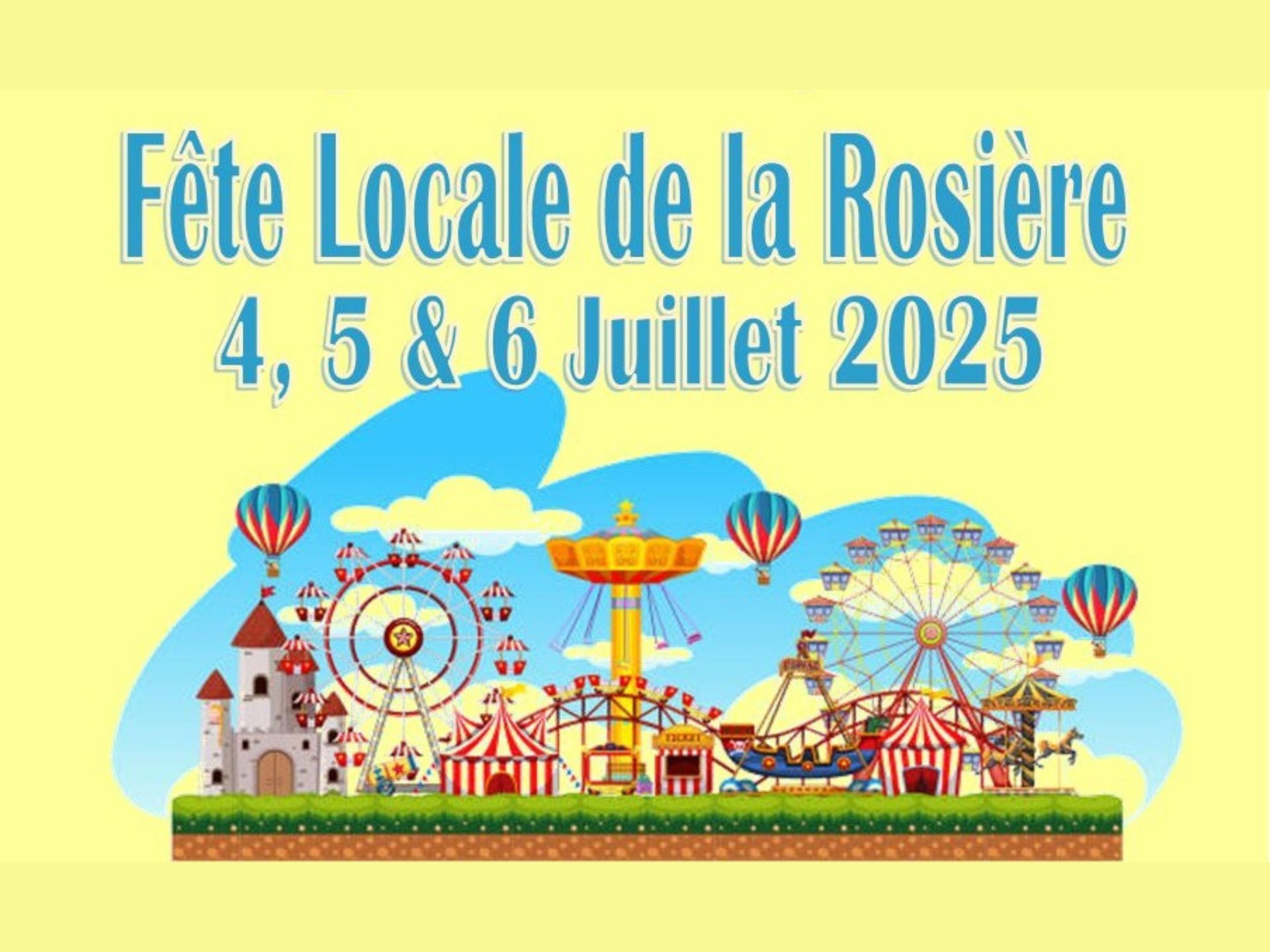 Fête locale de la rosière