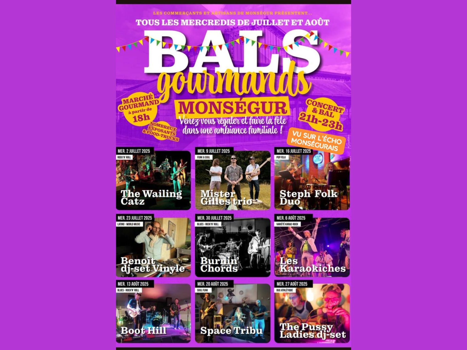 Marchés nocturnes de Monségur