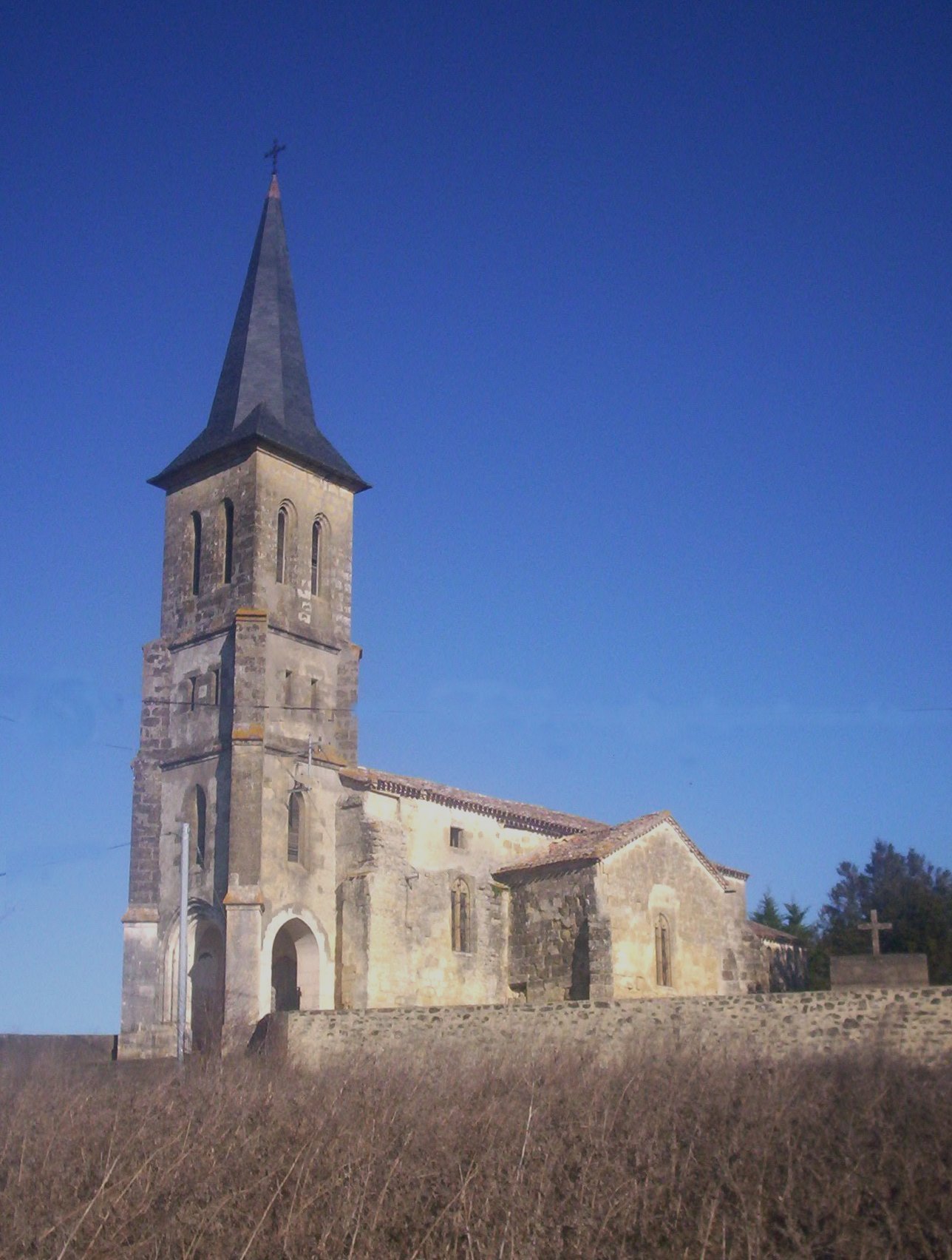 Eglise de Saint-Nazaire  France Nouvelle-Aquitaine Lot-et-Garonne Lauzun 47410