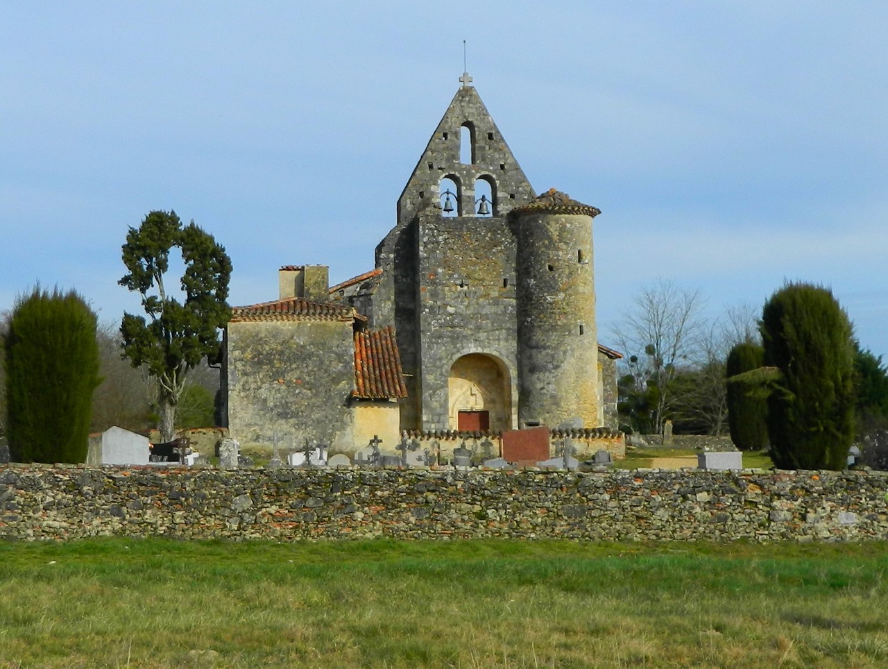 Eglise Saint Jean Baptiste  France Nouvelle-Aquitaine Landes Escalans 40310