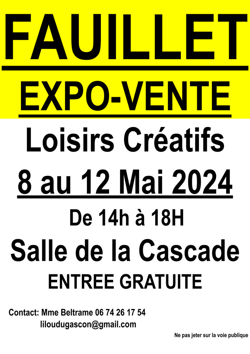 Expo-Vente Loisirs Créatifs null France null null null null