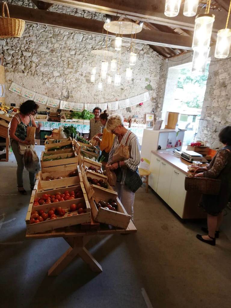 Marché vente à la ferme