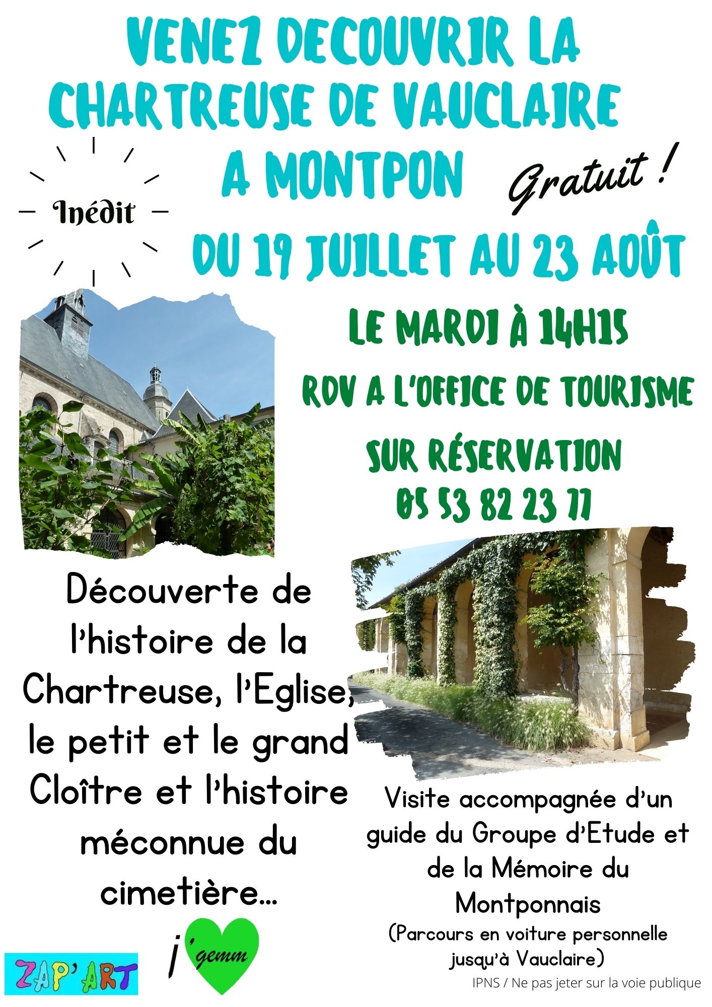 Visite guidée découverte de l'histoire de la Chartreuse de Vauclaire null France null null null null