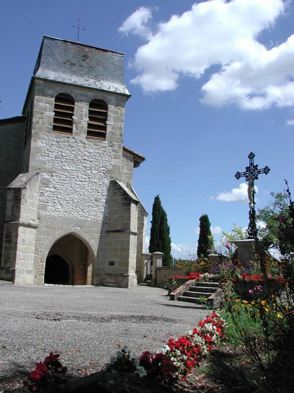 Eglise Notre-Dame de Lamothe d'Ales  France Occitanie Lot Lavergne 46500