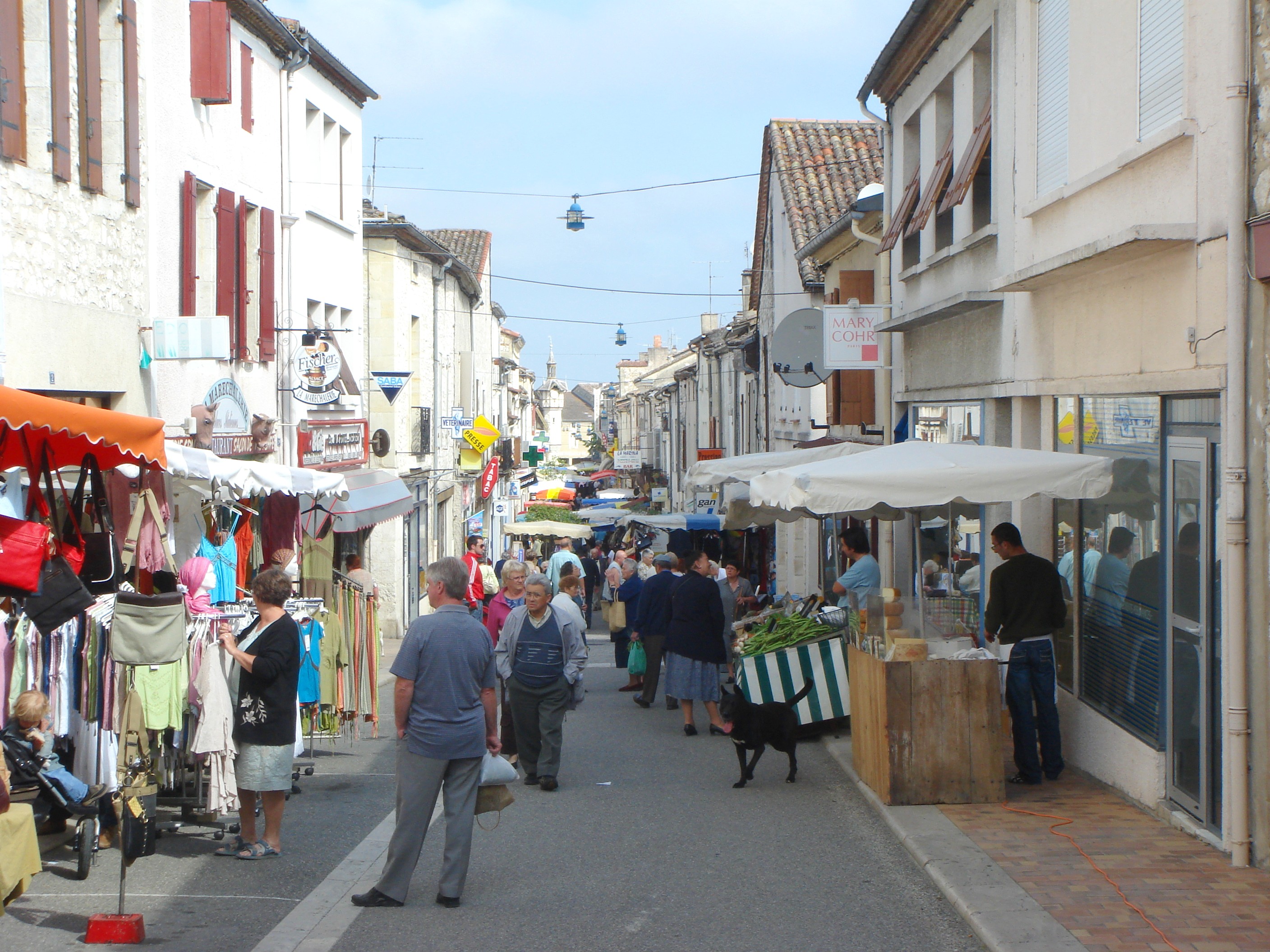 Marché traditionnel de Castillonnès (2/2)