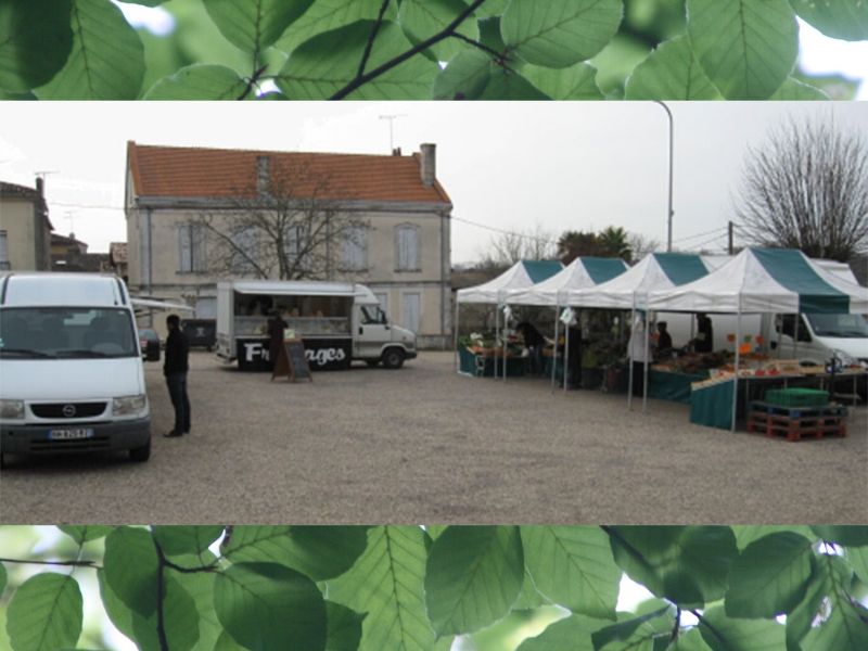 Marché hebdomadaire du vendredi matin de Targon (2/2)