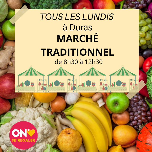 Marché traditionnel  France Nouvelle-Aquitaine Lot-et-Garonne Duras 47120