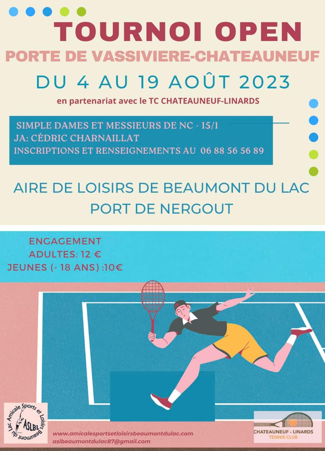 Tournoi open de tennis homologué FFT null France null null null null