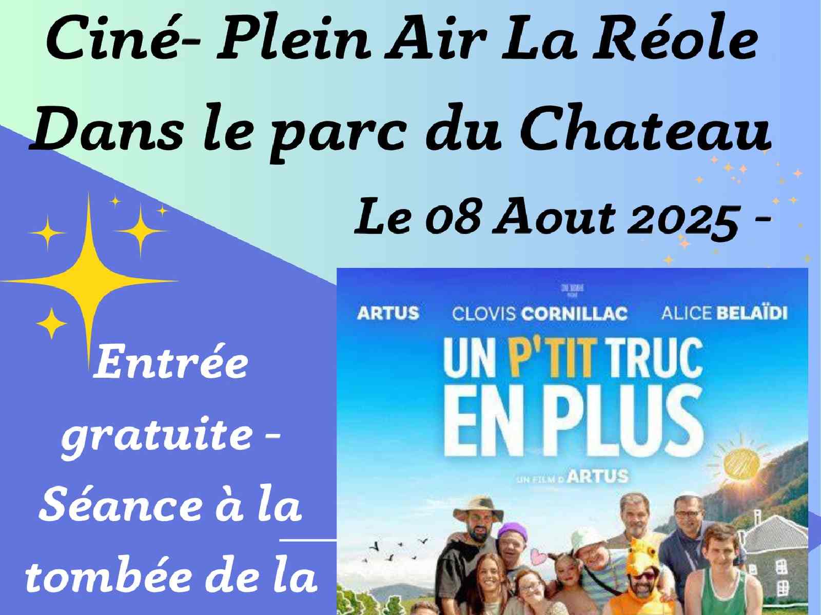 Cinéma plein air: Un petit truc en plus