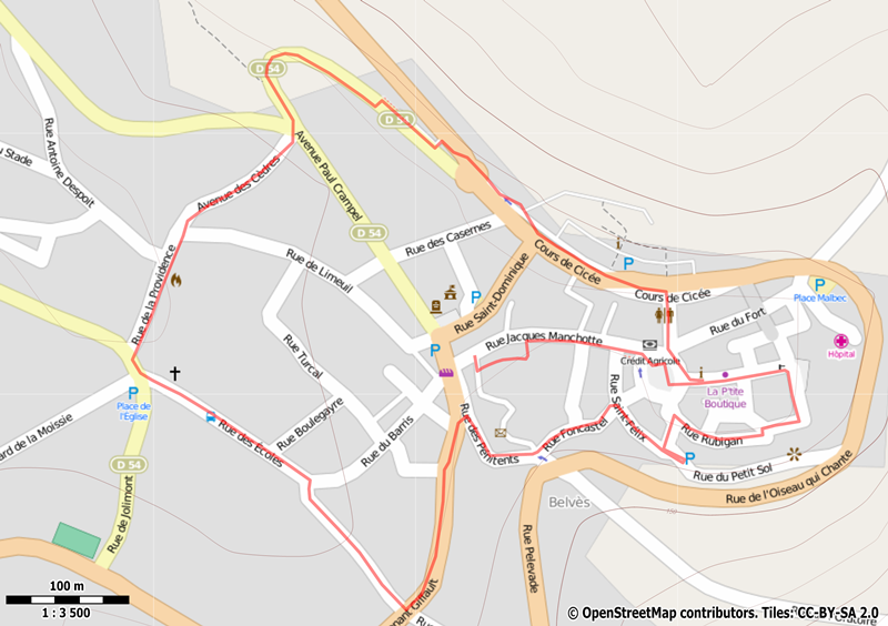 Boucle de Belvès Plus beaux villages de France