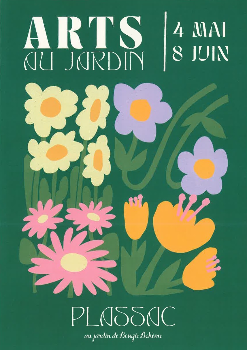 Arts au jardin à Plassac Du 4 mai au 8 juin 2024