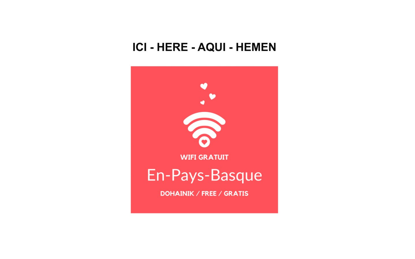 Hostpot wifi  France Nouvelle-Aquitaine Pyrénées-Atlantiques Ciboure 64500