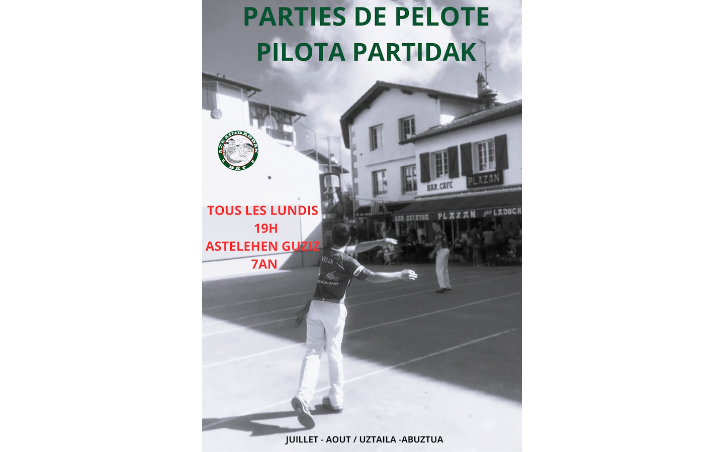 Partie de pelote à main nue