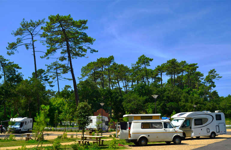 Aire municipale de camping-cars  d'Hossegor  France Nouvelle-Aquitaine Landes Soorts-Hossegor 40150