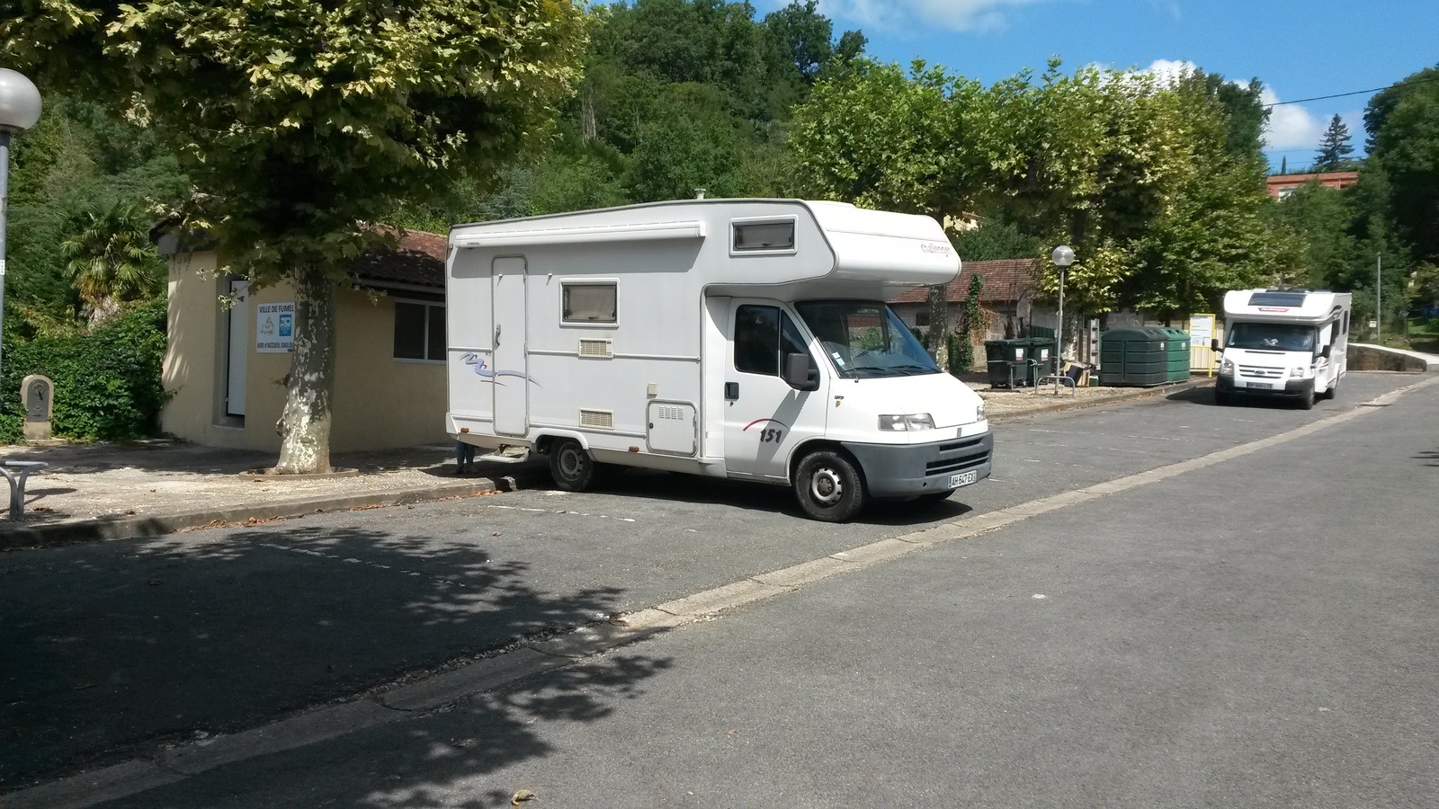 Aire de camping-car de Fumel  France Nouvelle-Aquitaine Lot-et-Garonne Fumel 47500