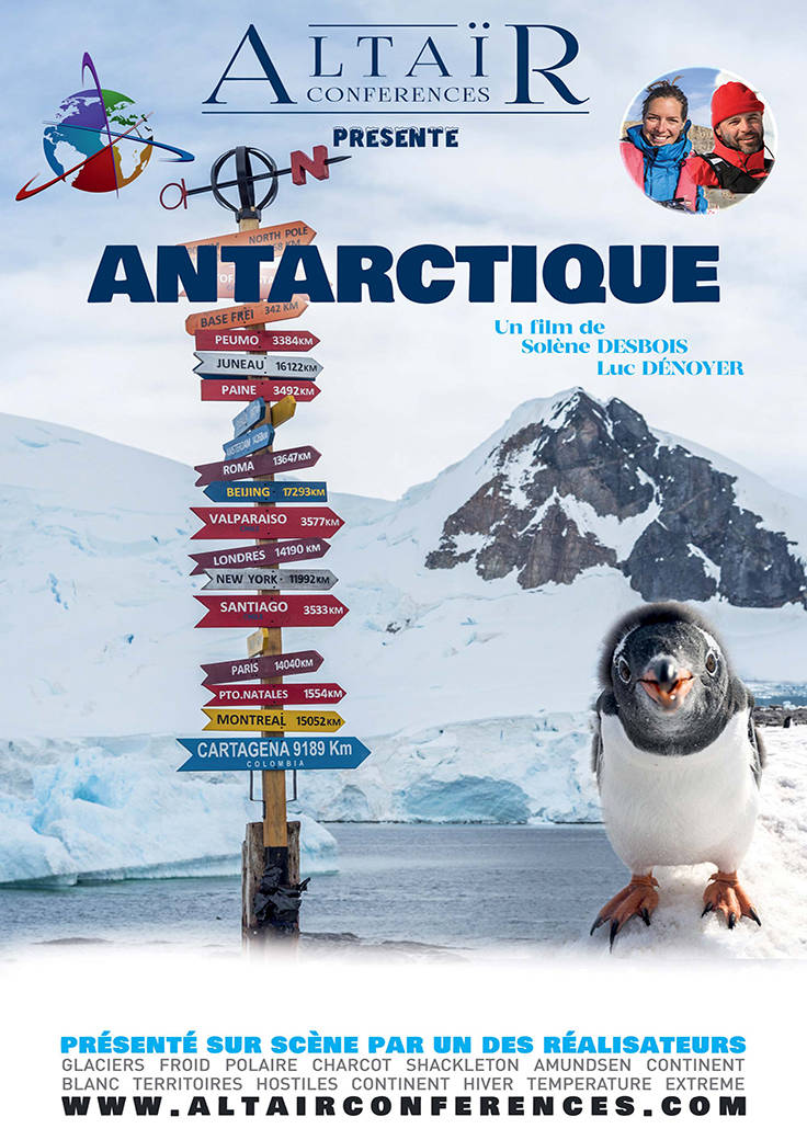 Les Ciné-conferences Altaïr : Antarctique Le 11 déc 2023