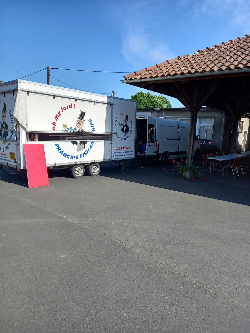 Food Truck Oh My Lord Franck's Fish and Chips  France Nouvelle-Aquitaine Deux-Sèvres Argentonnay 79300