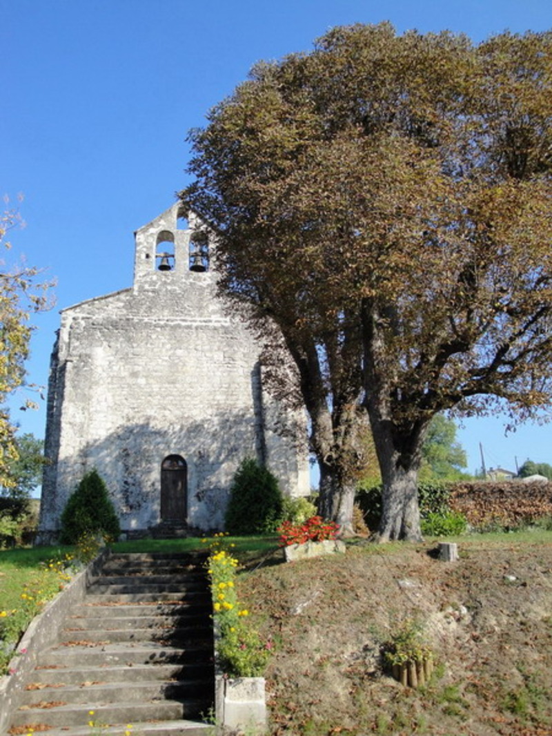 Eglise romane Saint Blaise  France Nouvelle-Aquitaine Lot-et-Garonne Esclottes 47120