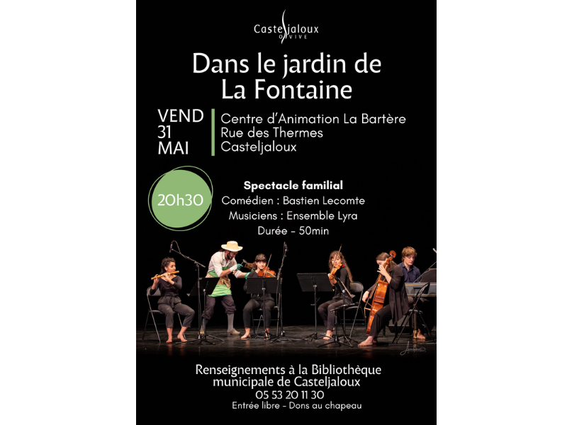 Spectacle musical et famille : Dans le jardin de La Fontaine null France null null null null