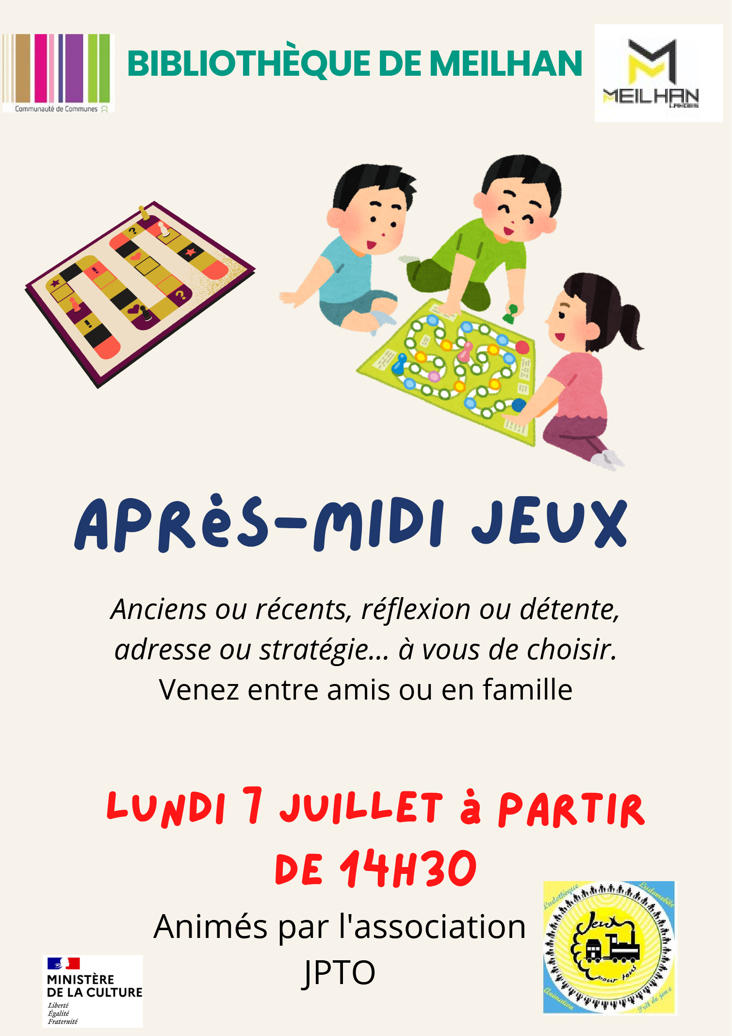 Après-midi jeux de société