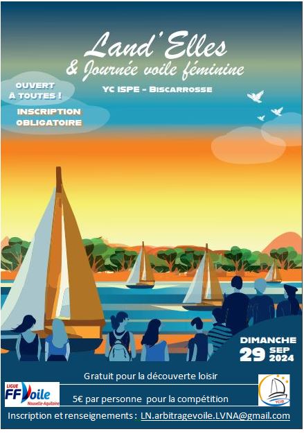 Land'Elles et Journée Féminine de Voile Nouvelle-Aquitaine