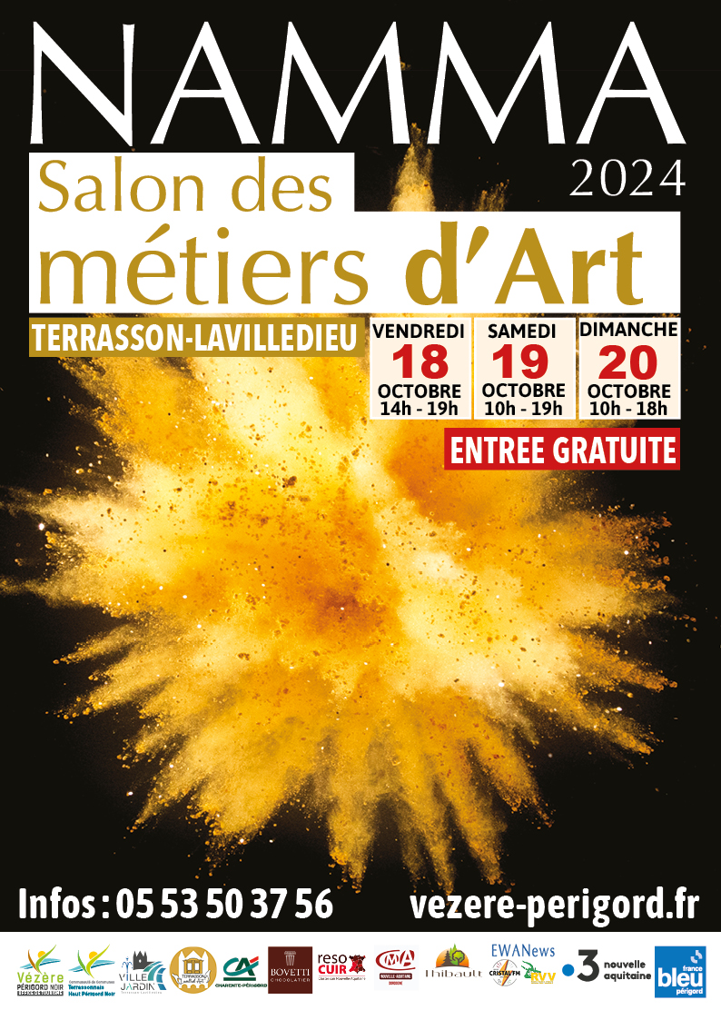 NAMMA 2024 - Salon des métiers d'Art  France Nouvelle-Aquitaine Dordogne Terrasson-Lavilledieu 24120