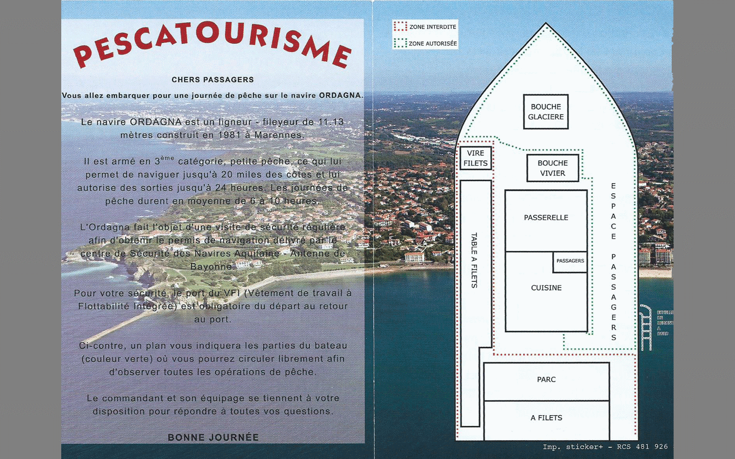 Bateau Ordagna  France Nouvelle-Aquitaine Pyrénées-Atlantiques Saint-Jean-de-Luz 64500