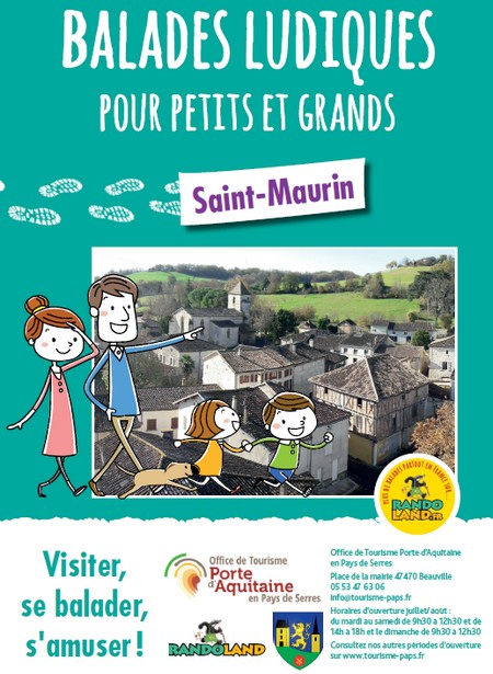 Parcours Randoland Saint-Maurin  France Nouvelle-Aquitaine Lot-et-Garonne Saint-Maurin 47270