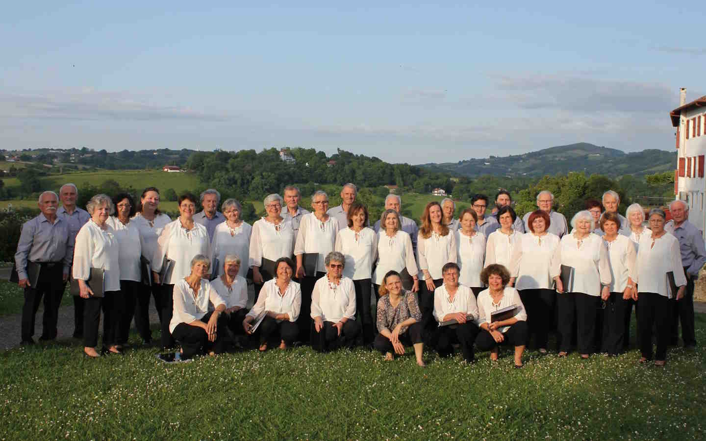 Chants basques avec le Choeur mixte Arraga  France Nouvelle-Aquitaine Pyrénées-Atlantiques Itxassou 64250