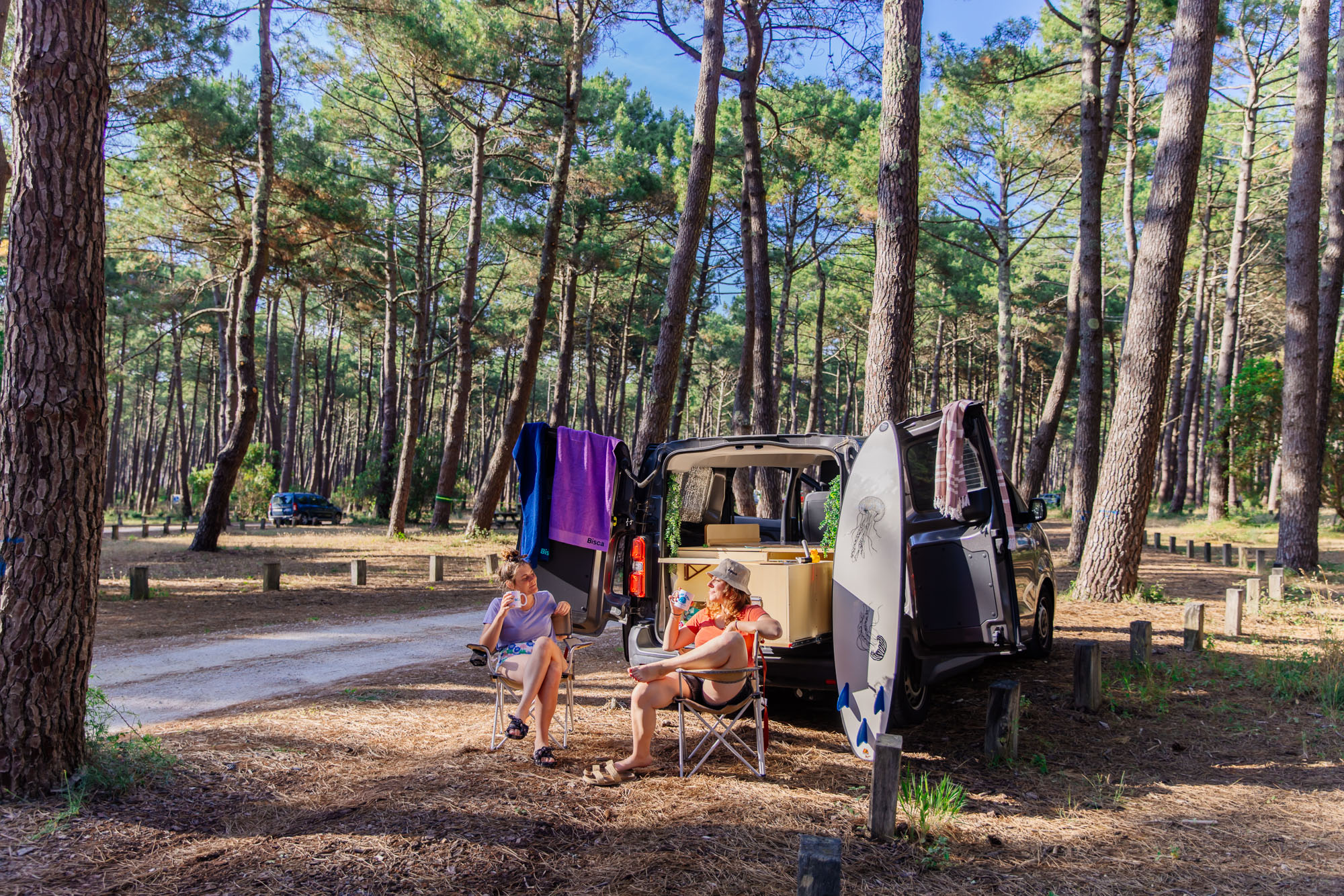 Aire de camping-cars du Vivier  France Nouvelle-Aquitaine Landes Biscarrosse 40600
