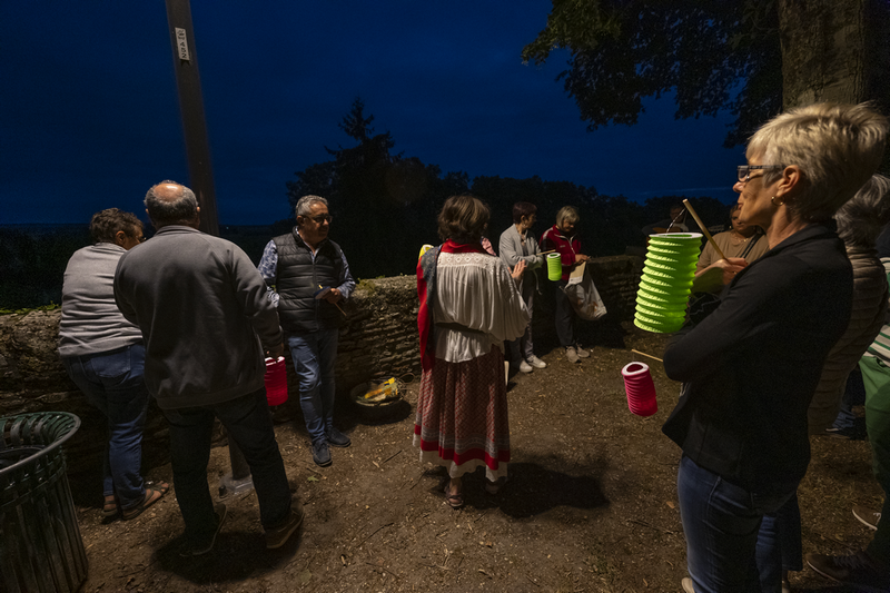 "Balade nocturne du Mas d'Agenais aux lampions" par Chantal Beaucourt Raconteuse de Pays, Le Mas-d'Agenais - photo 3