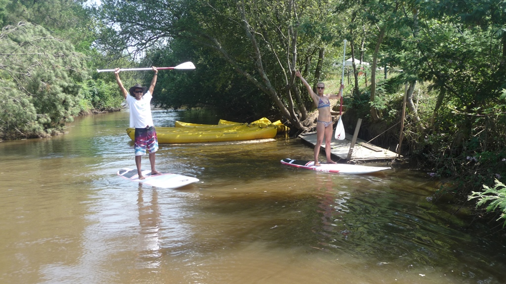 Sortie libre en paddle sur le canal du Boudigau - LABENNE
