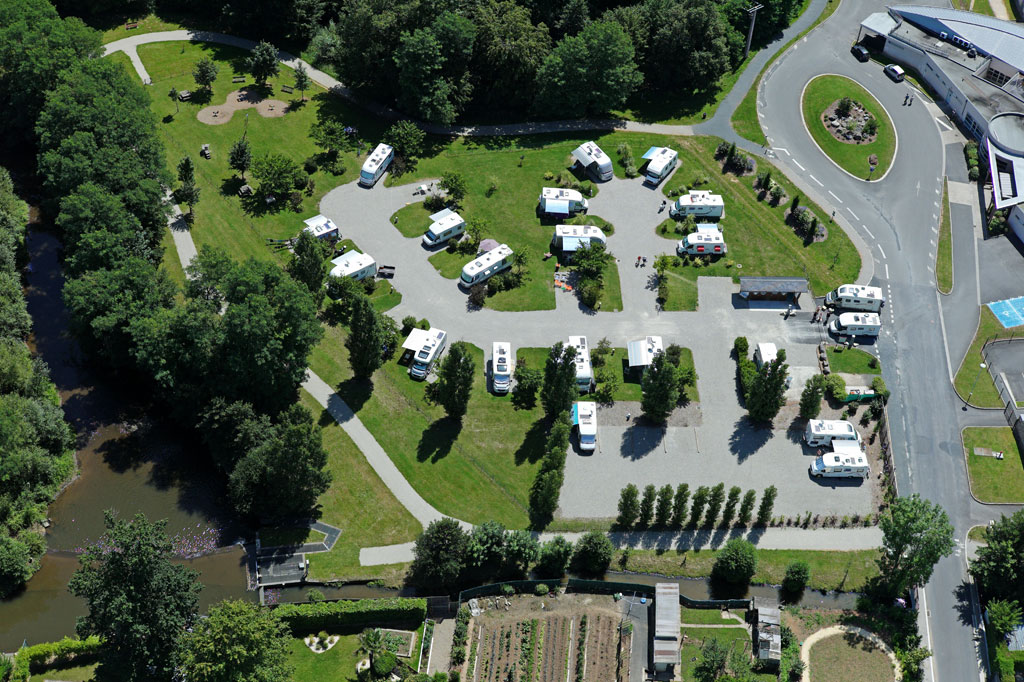 Aire d'accueil de camping-cars d'Objat