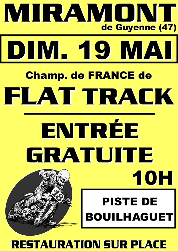 Championnat de France de Flat-Track (1/2)